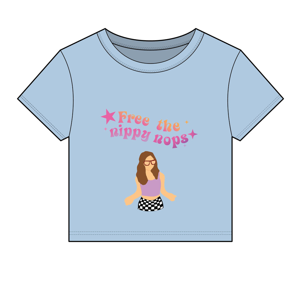 Free the Nippy Nops Baby Tee