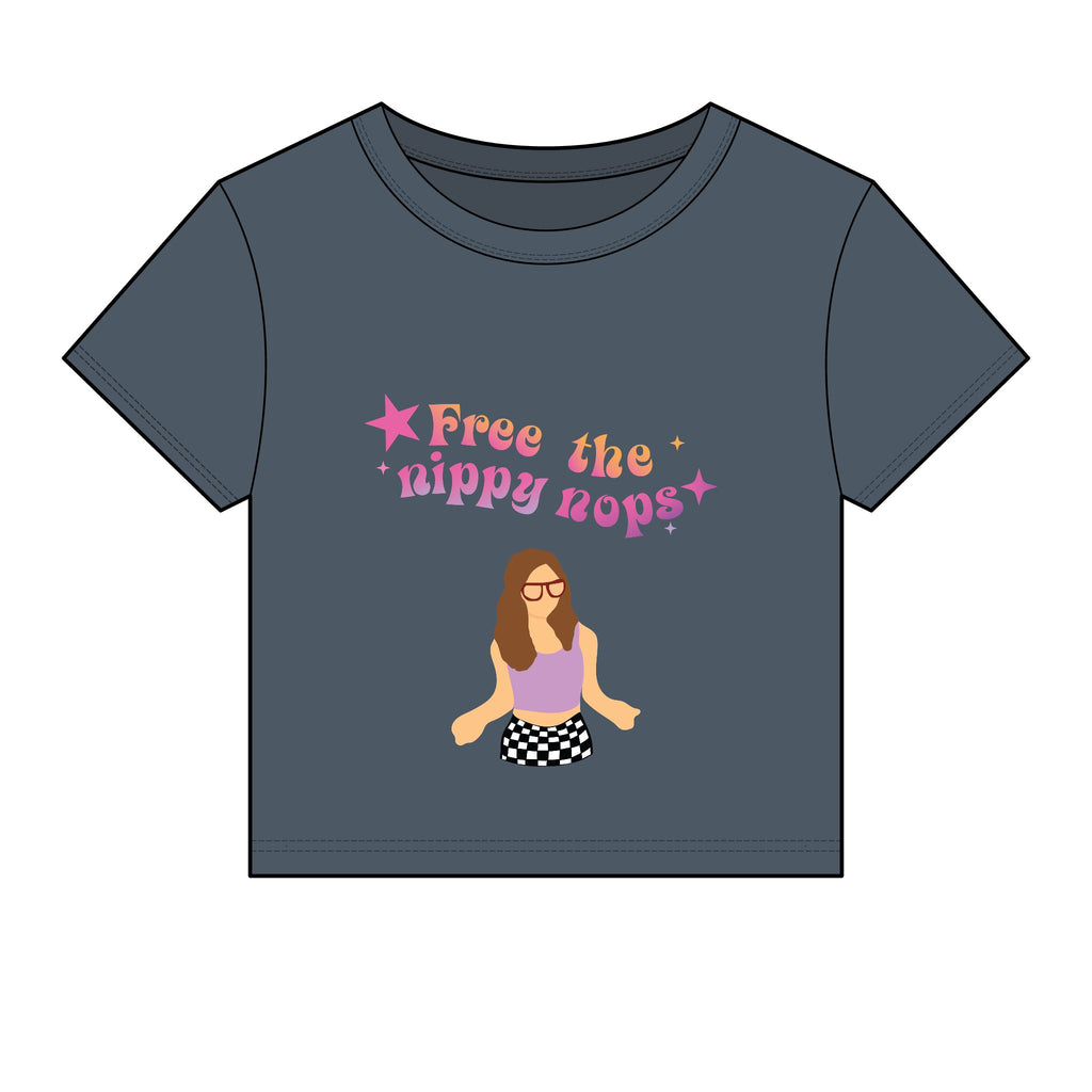 Free the Nippy Nops Baby Tee