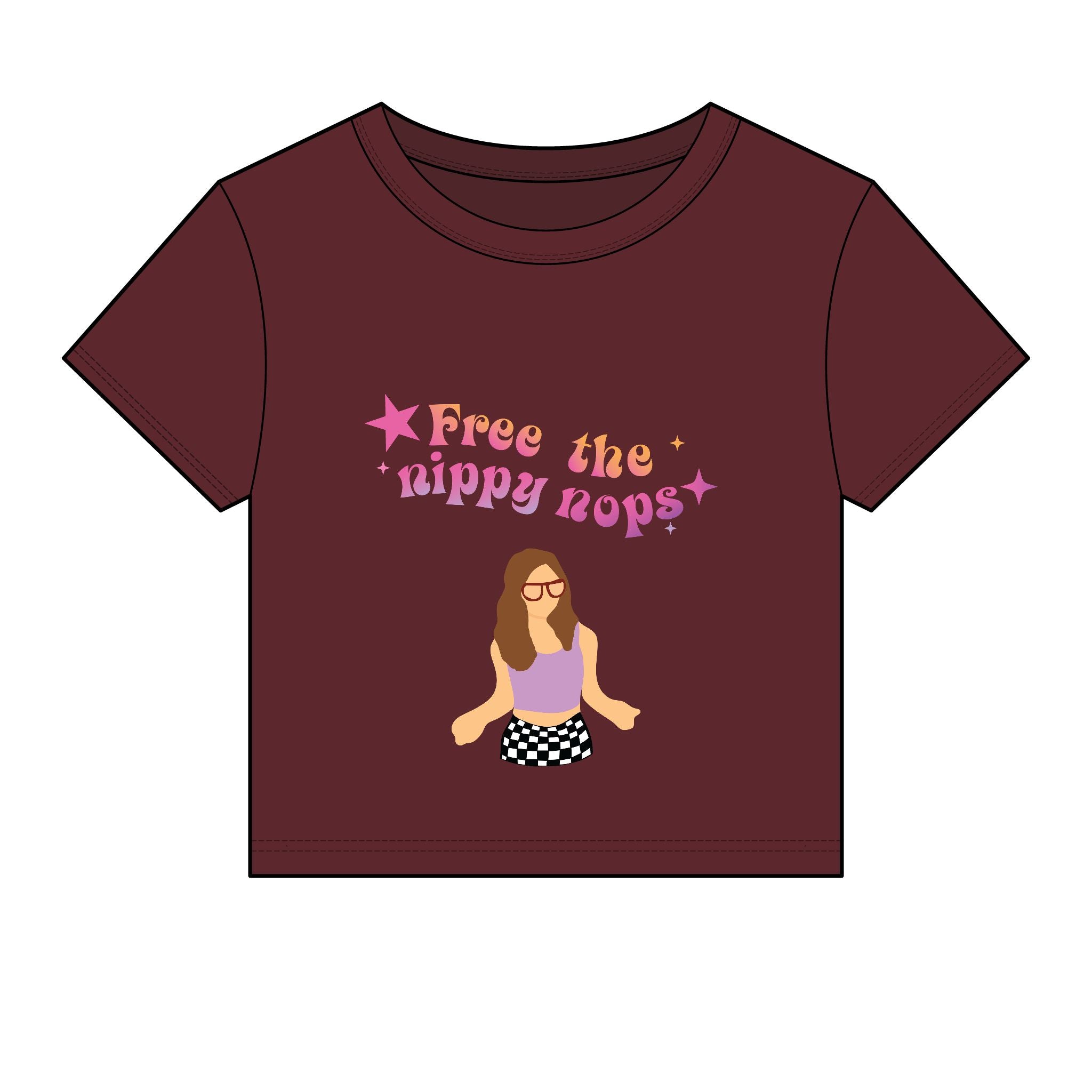 Free the Nippy Nops Baby Tee