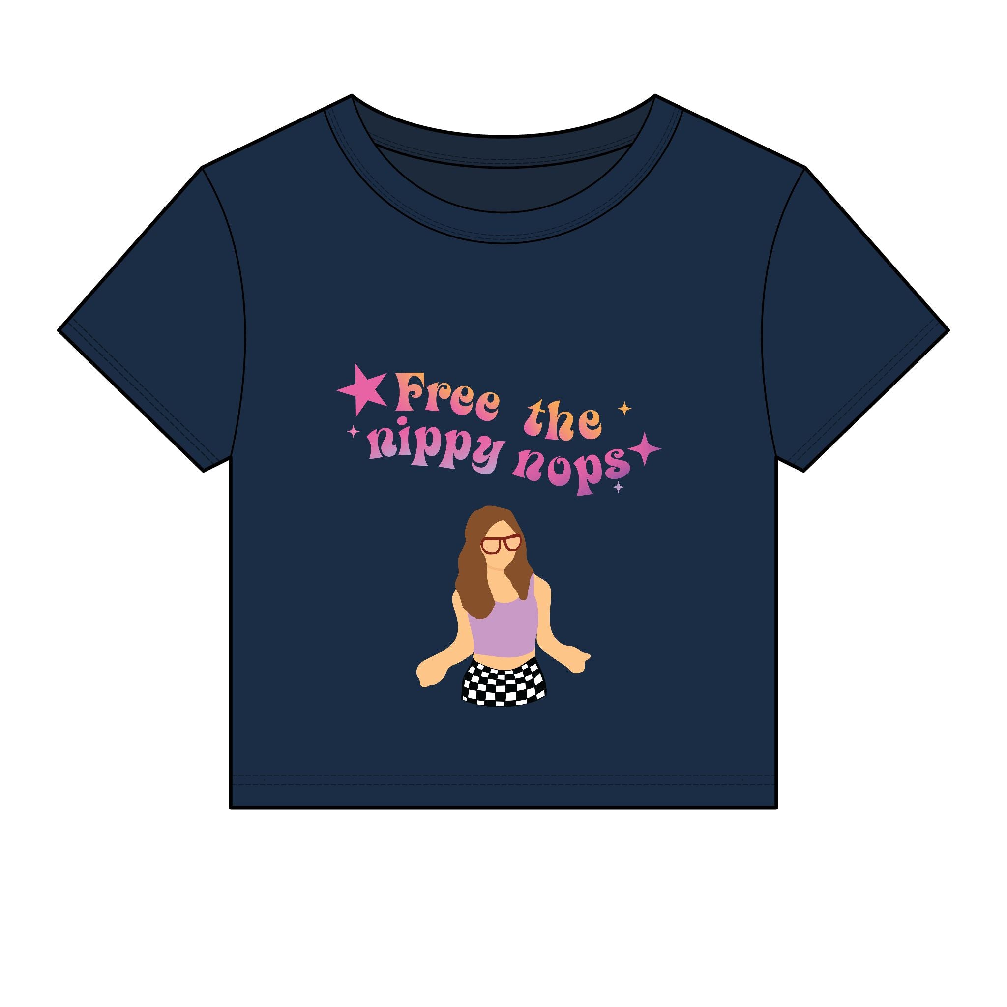 Free the Nippy Nops Baby Tee