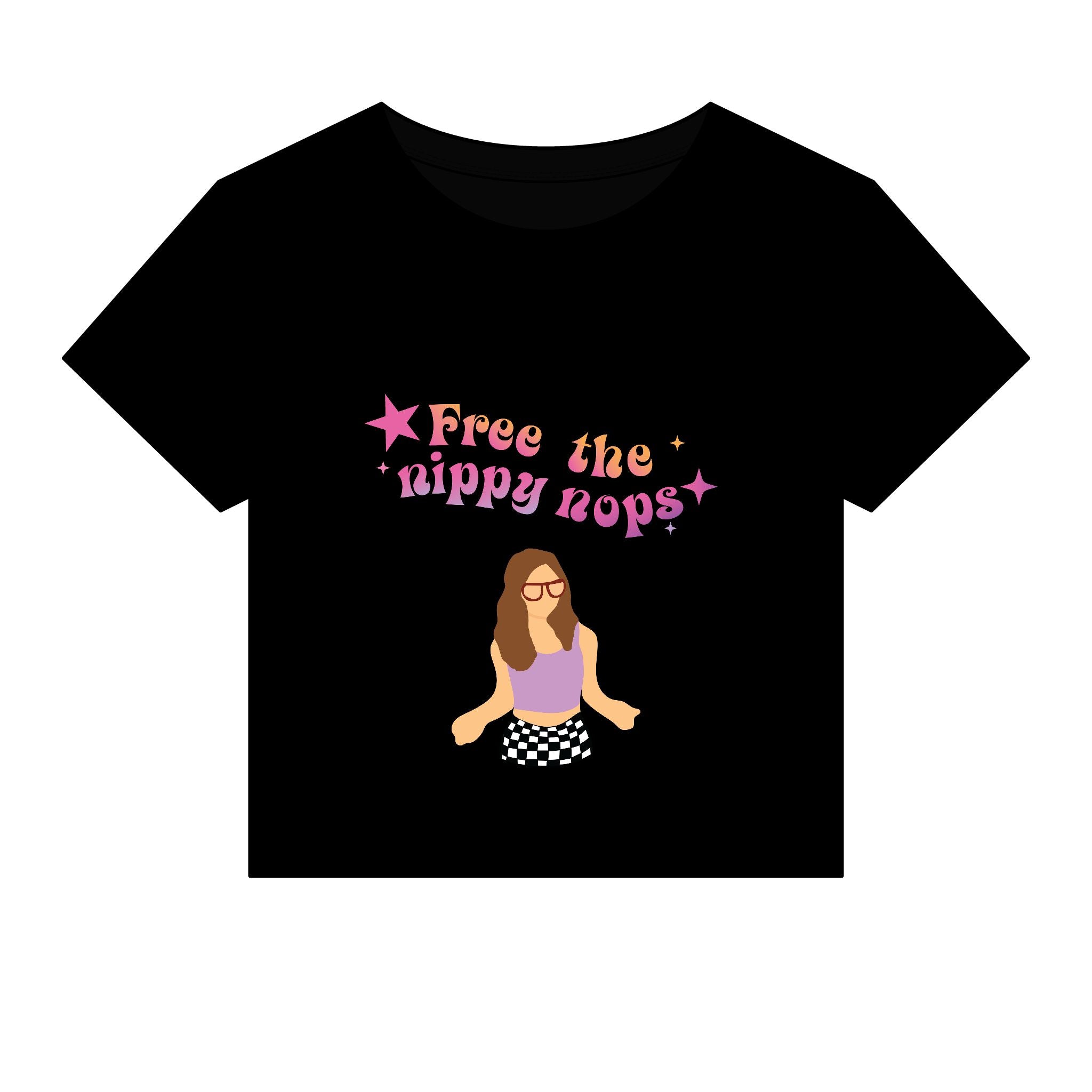 Free the Nippy Nops Baby Tee