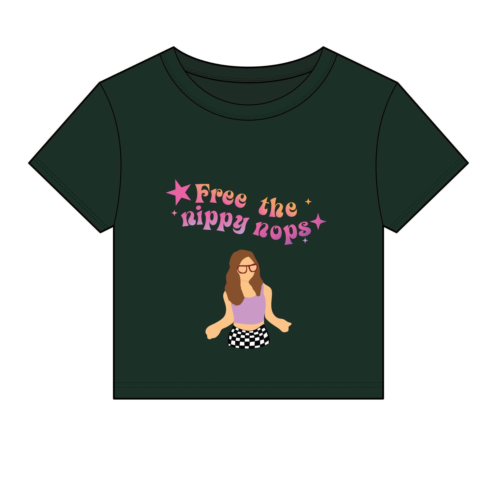 Free the Nippy Nops Baby Tee