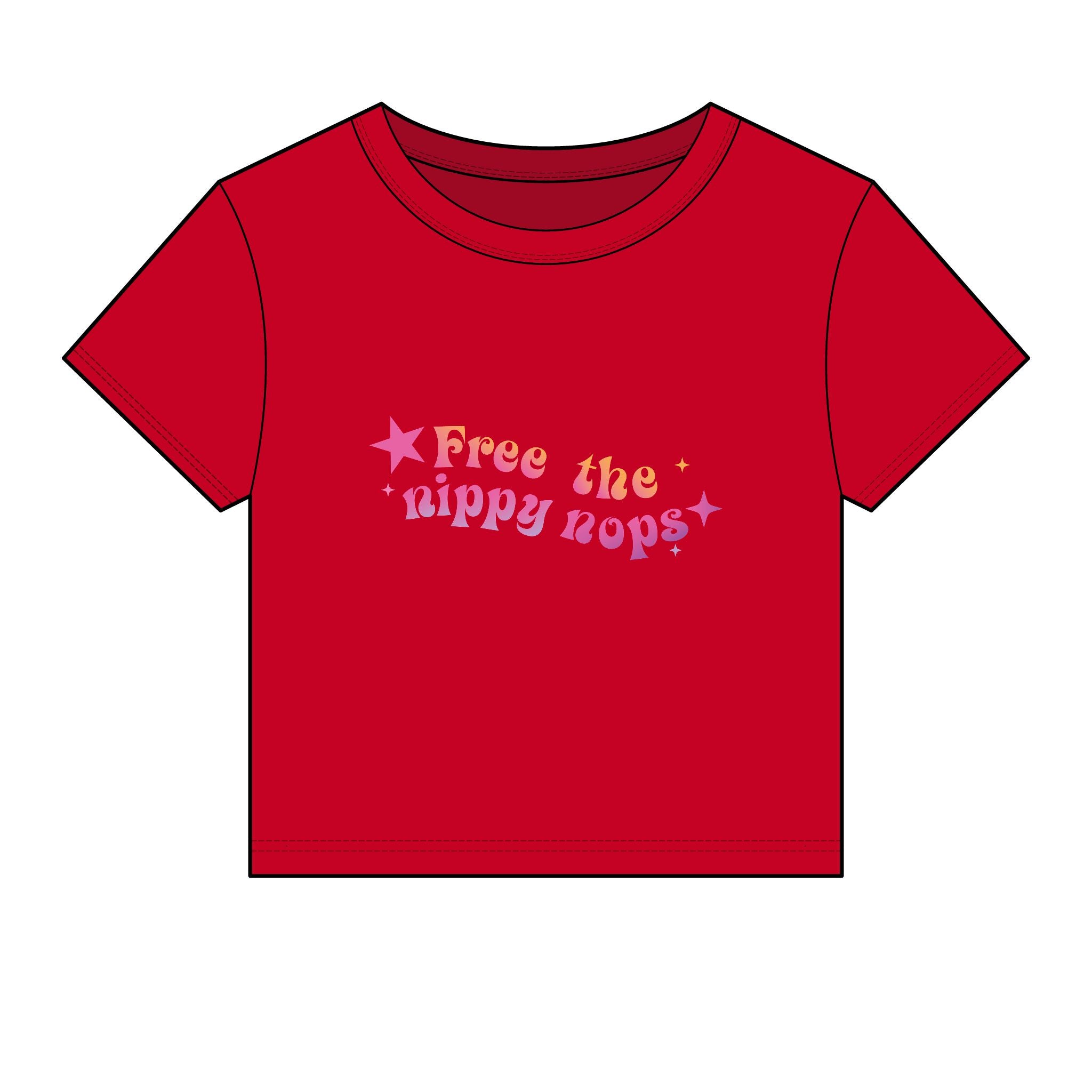 Free the Nippy Nops Baby Tee