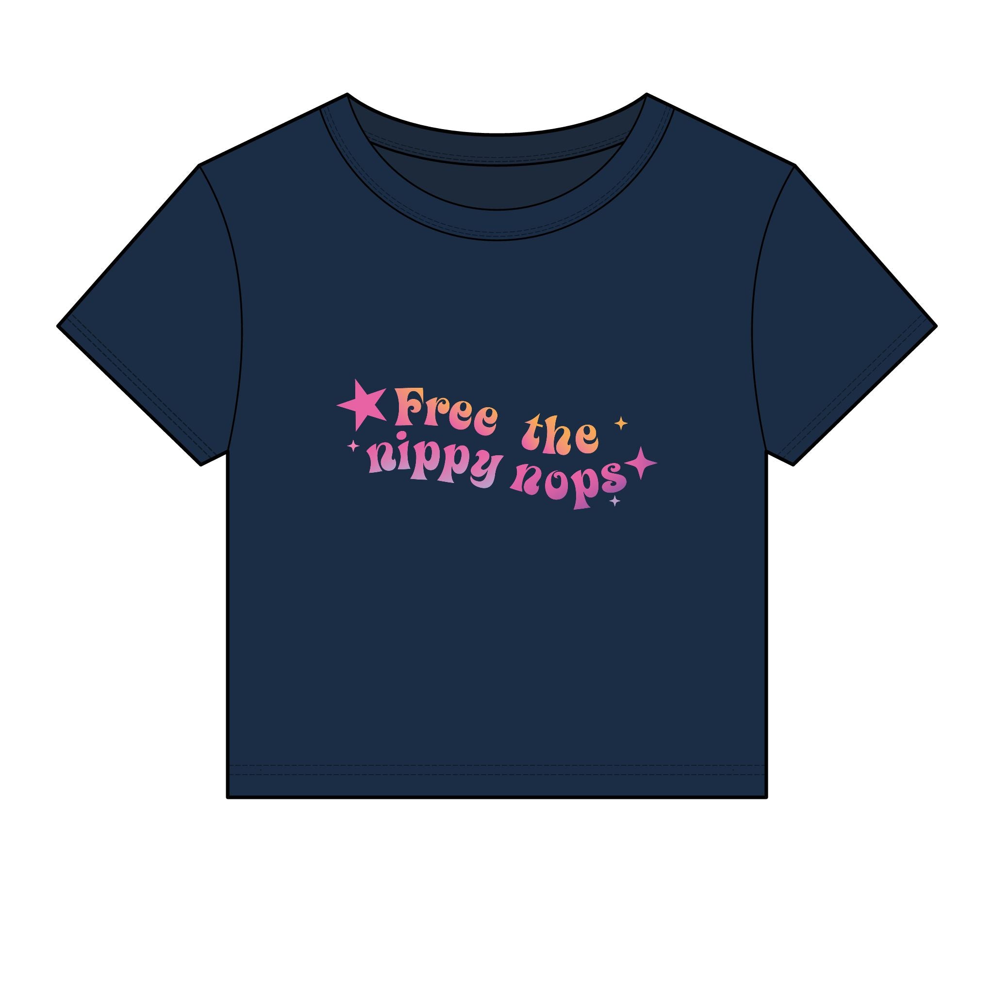 Free the Nippy Nops Baby Tee