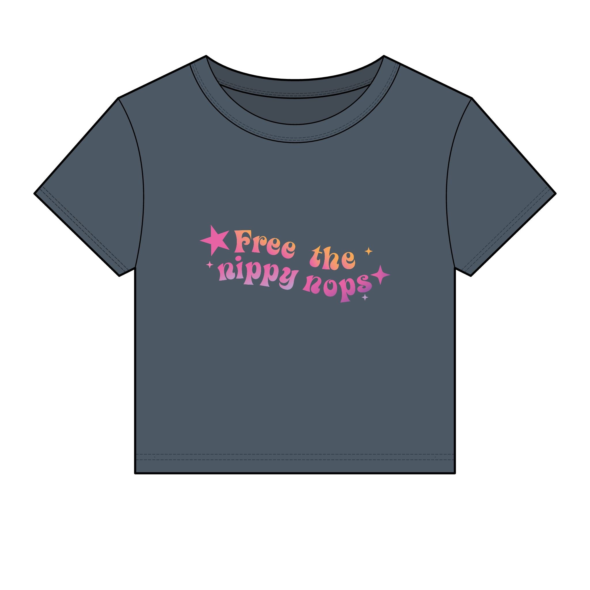 Free the Nippy Nops Baby Tee