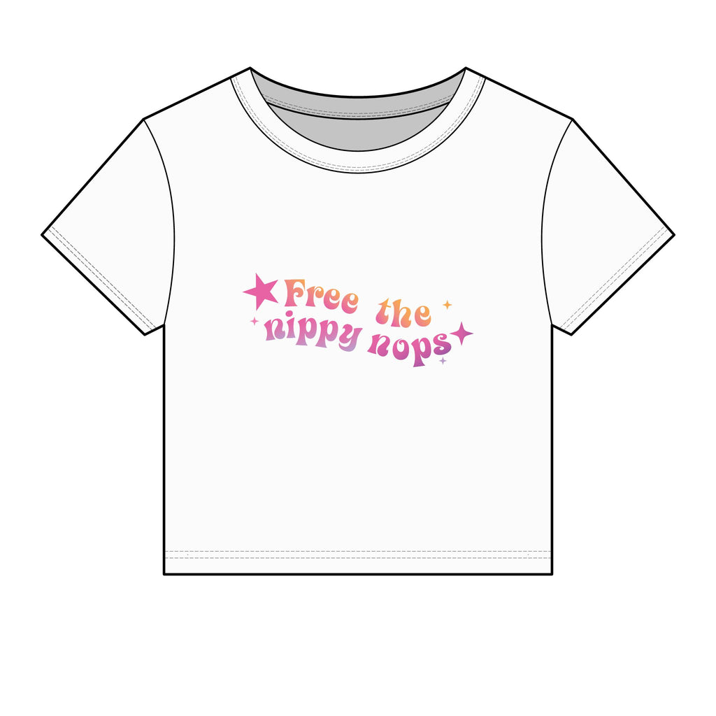 Free the Nippy Nops Baby Tee