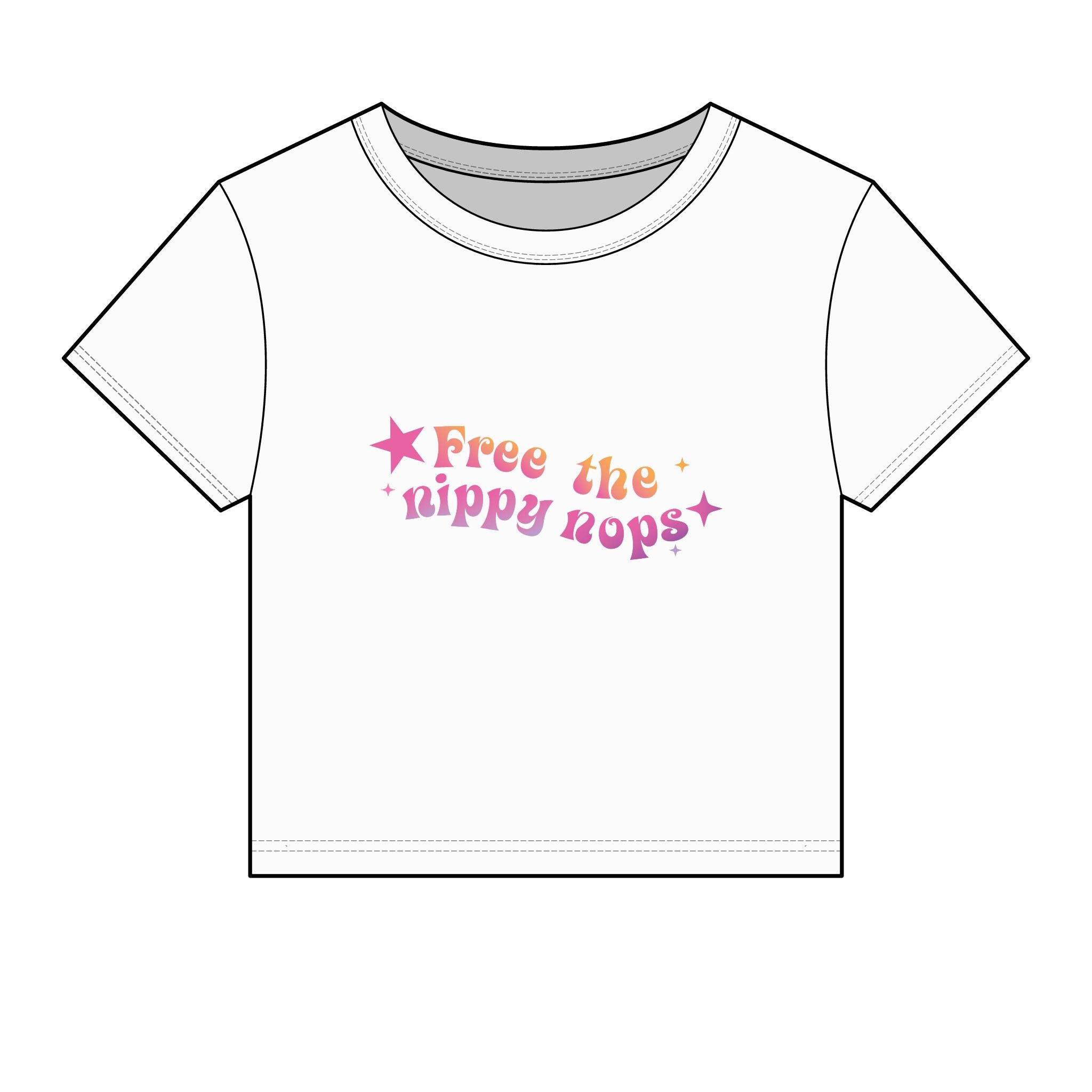 Free the Nippy Nops Baby Tee