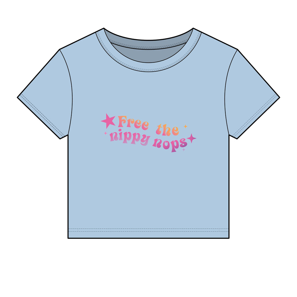 Free the Nippy Nops Baby Tee