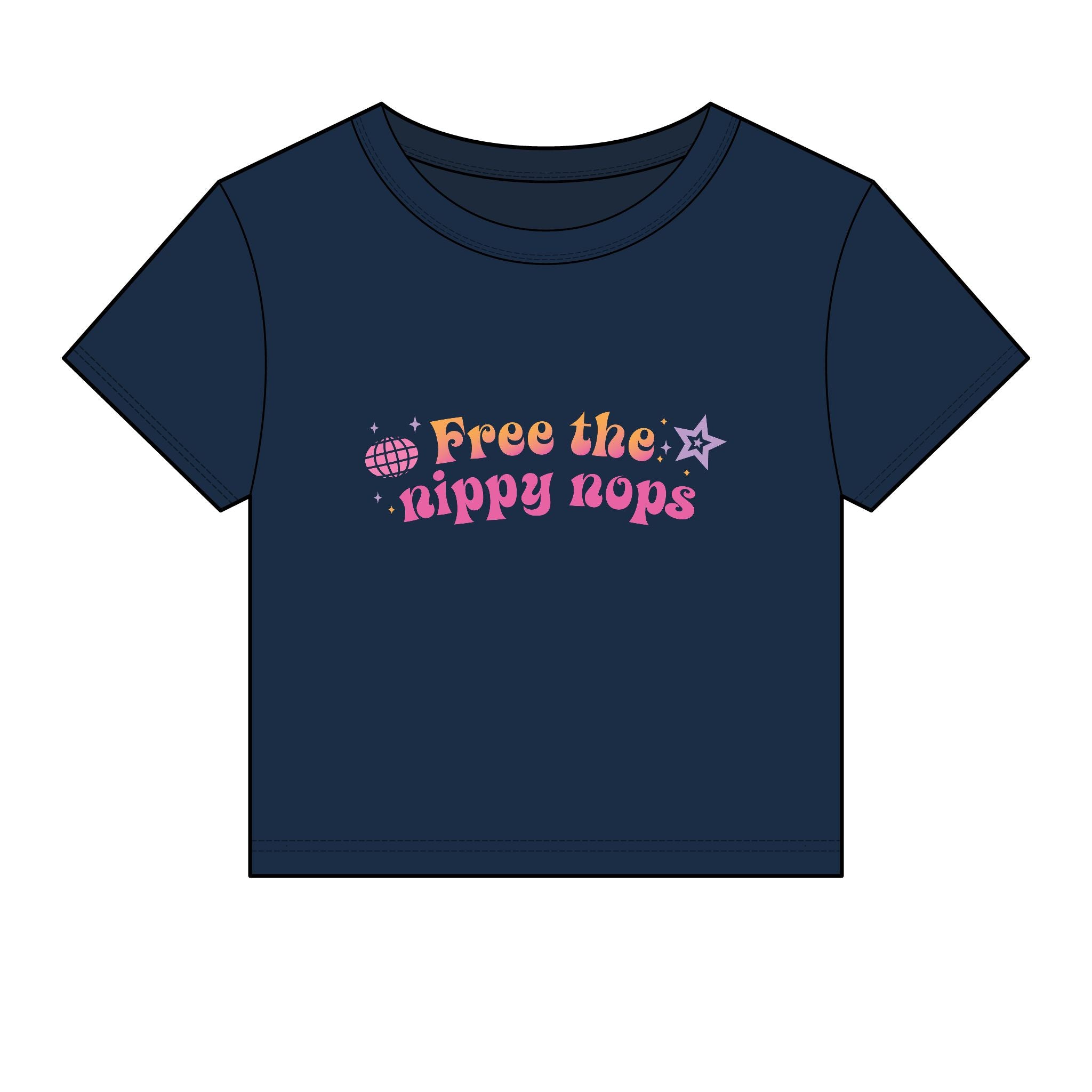 Free the Nippy Nops Baby Tee