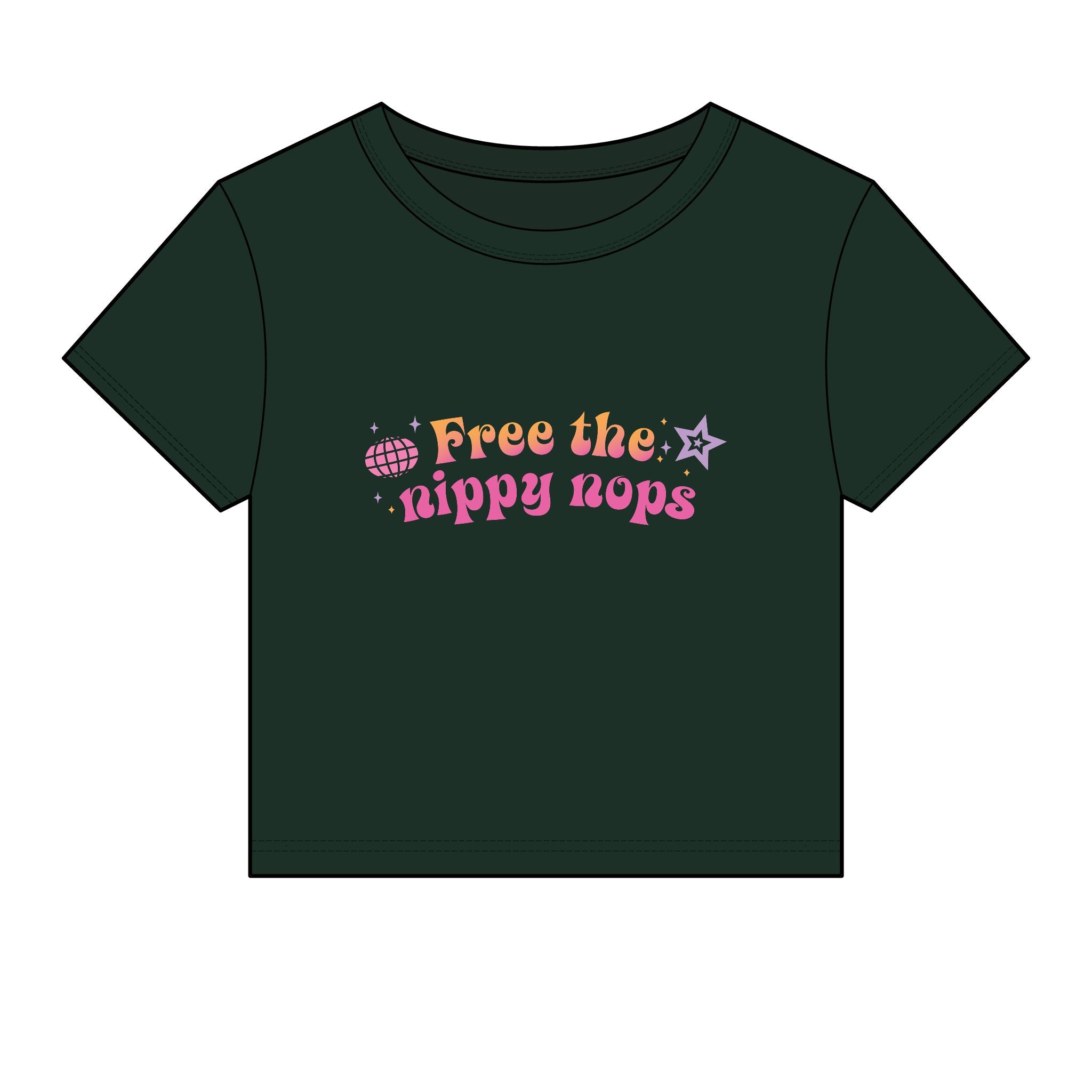 Free the Nippy Nops Baby Tee