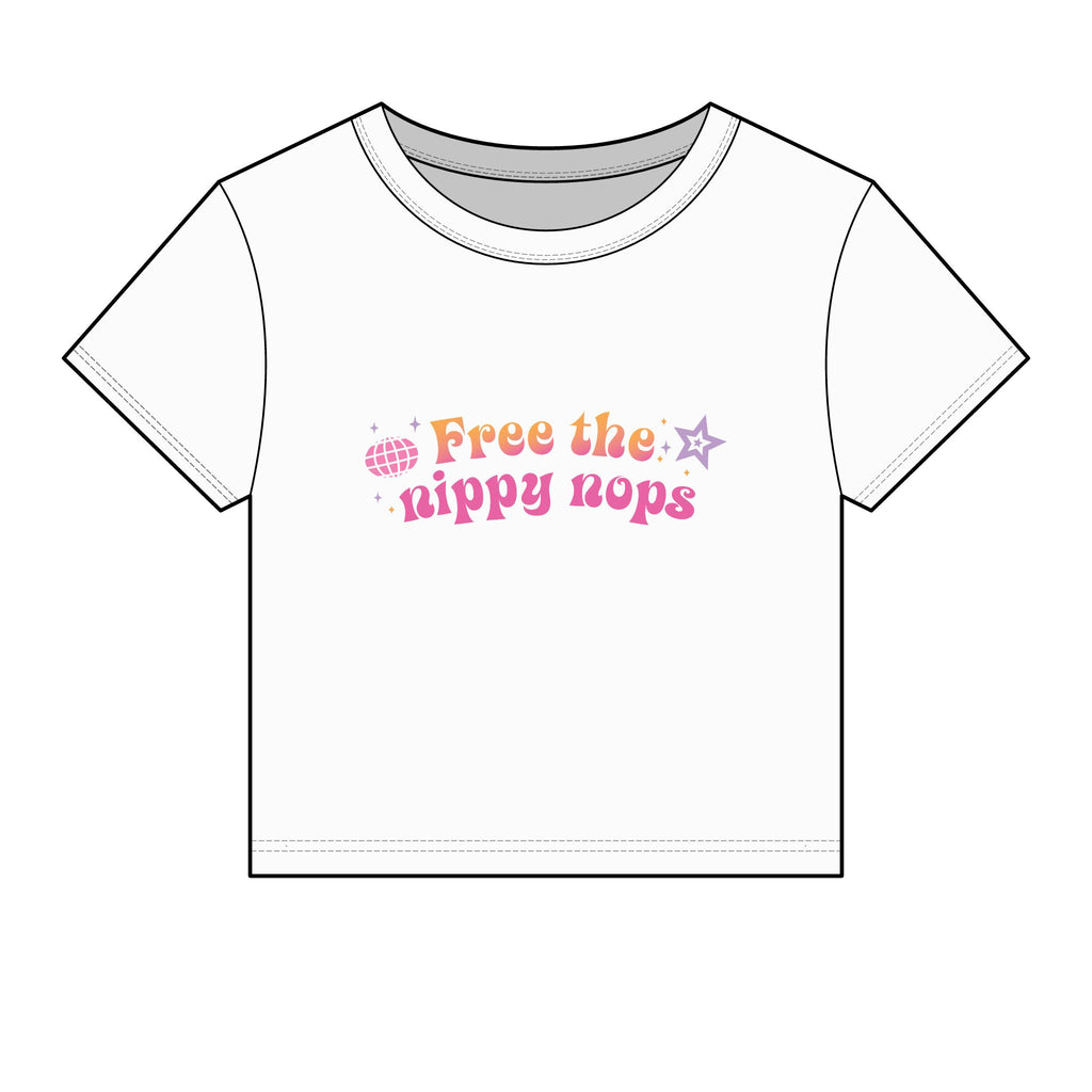 Free the Nippy Nops Baby Tee