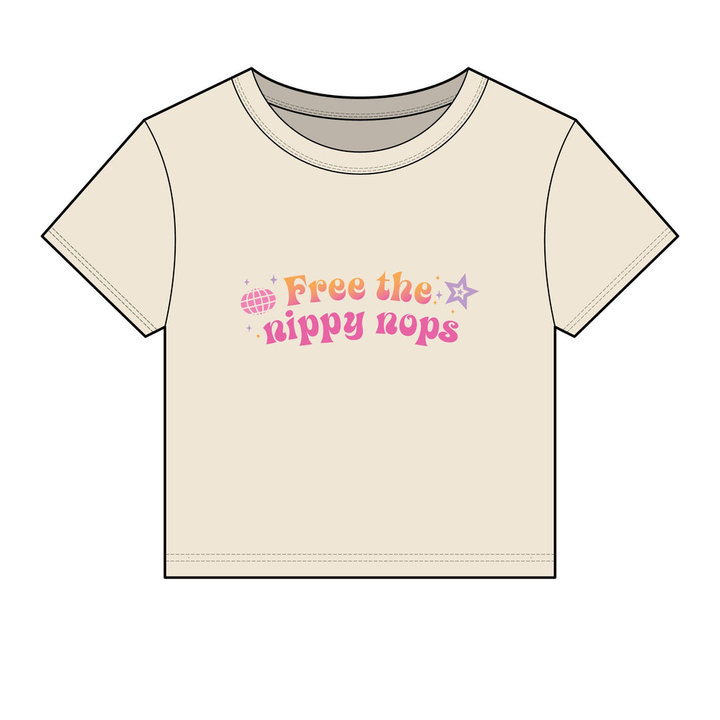 Free the Nippy Nops Baby Tee
