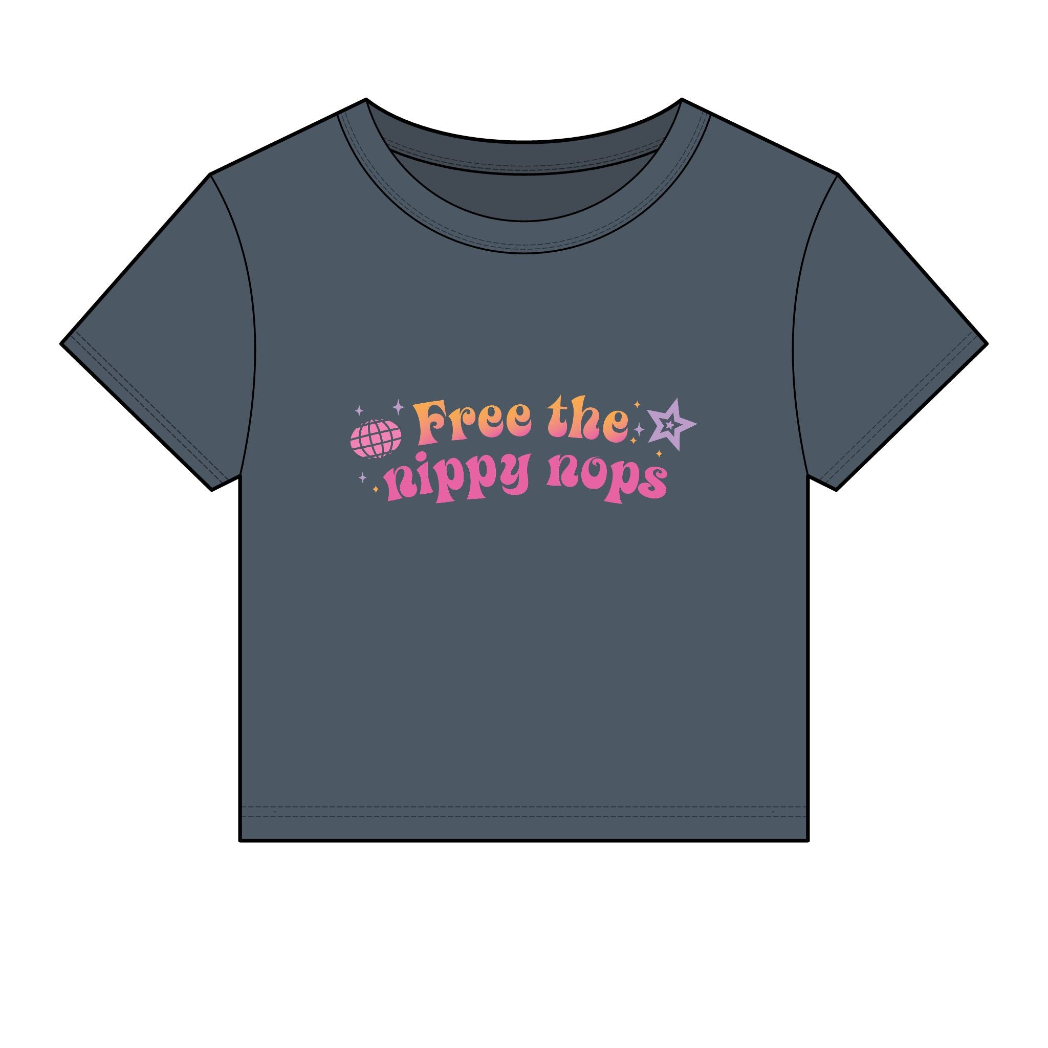 Free the Nippy Nops Baby Tee