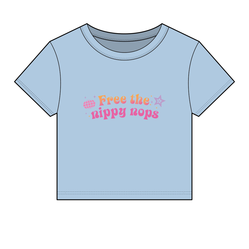 Free the Nippy Nops Baby Tee