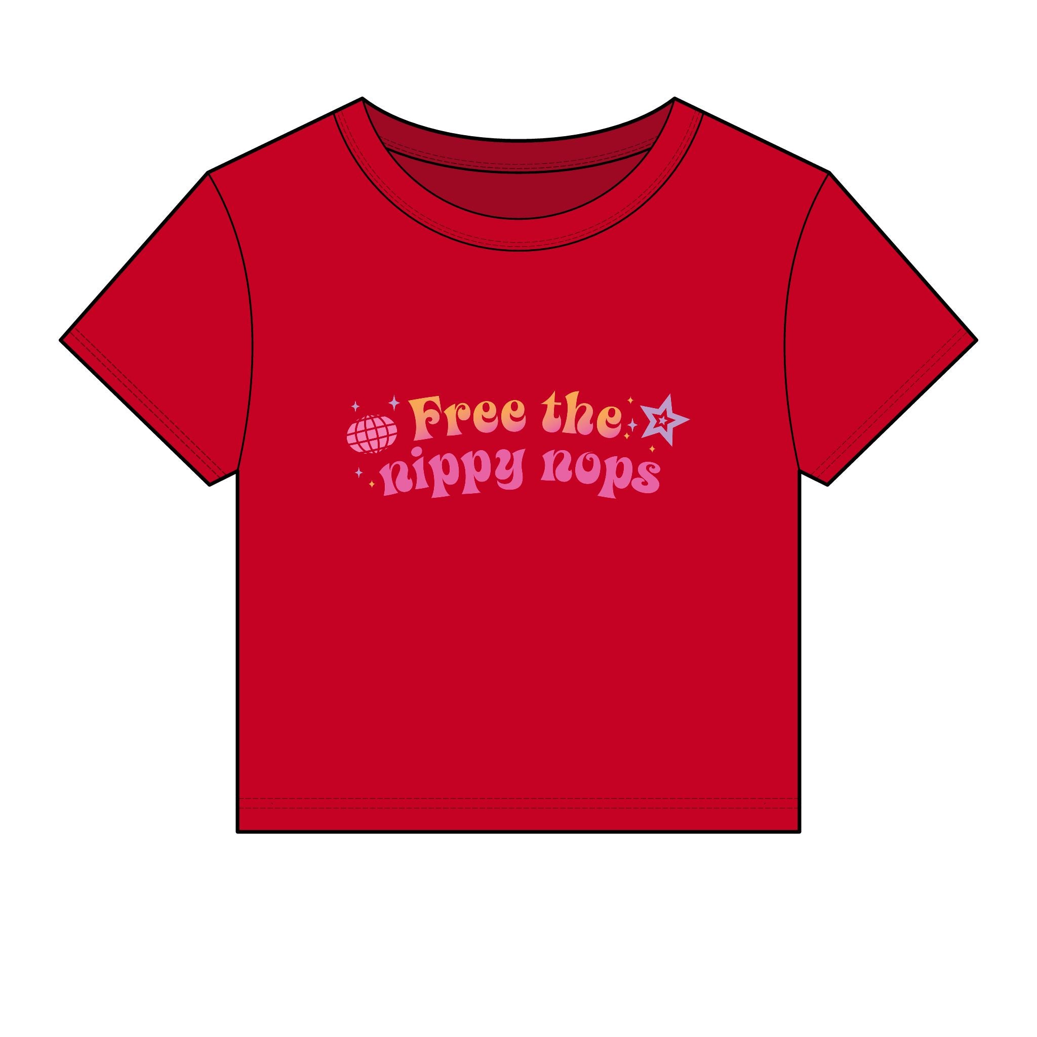 Free the Nippy Nops Baby Tee