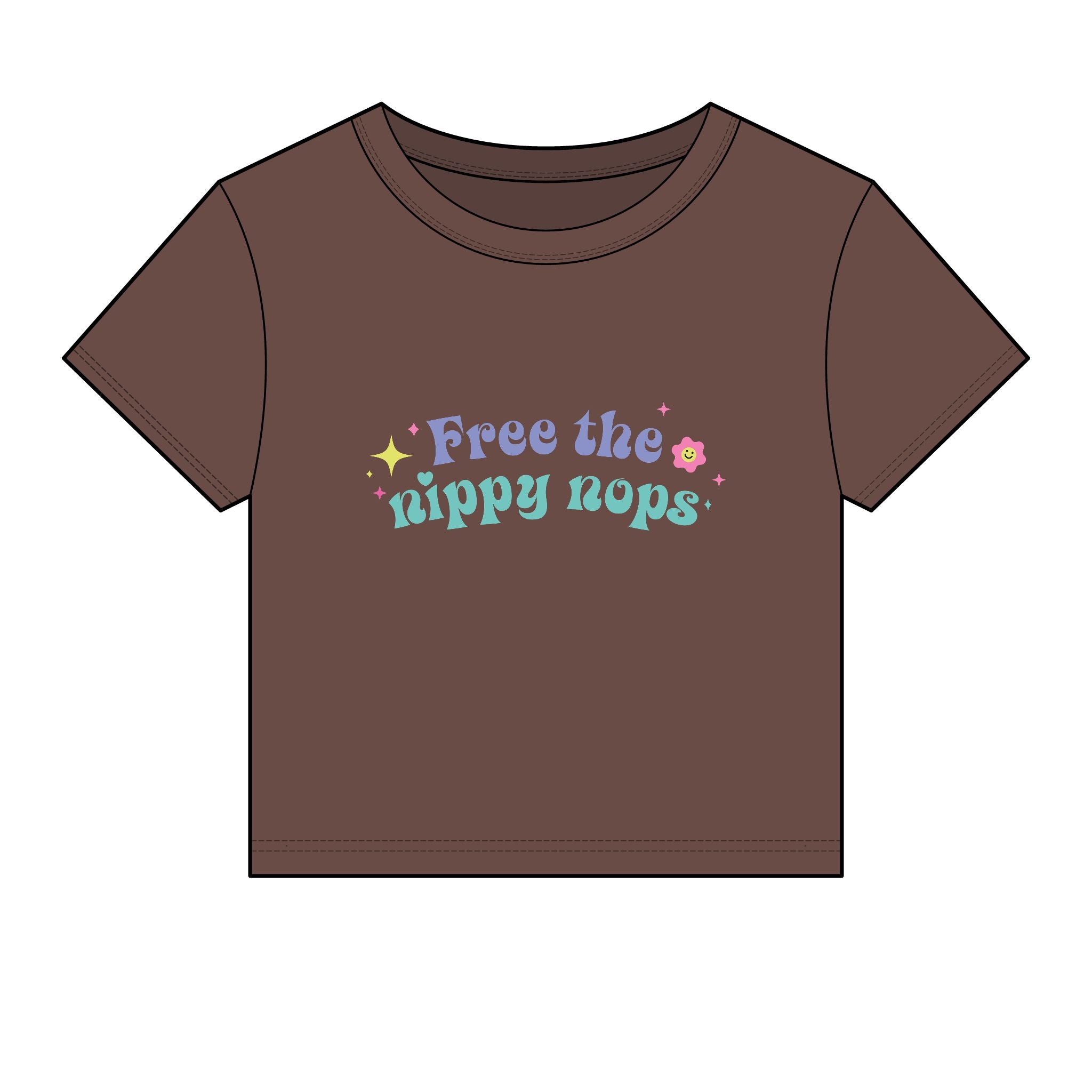 Free the Nippy Nops Baby Tee