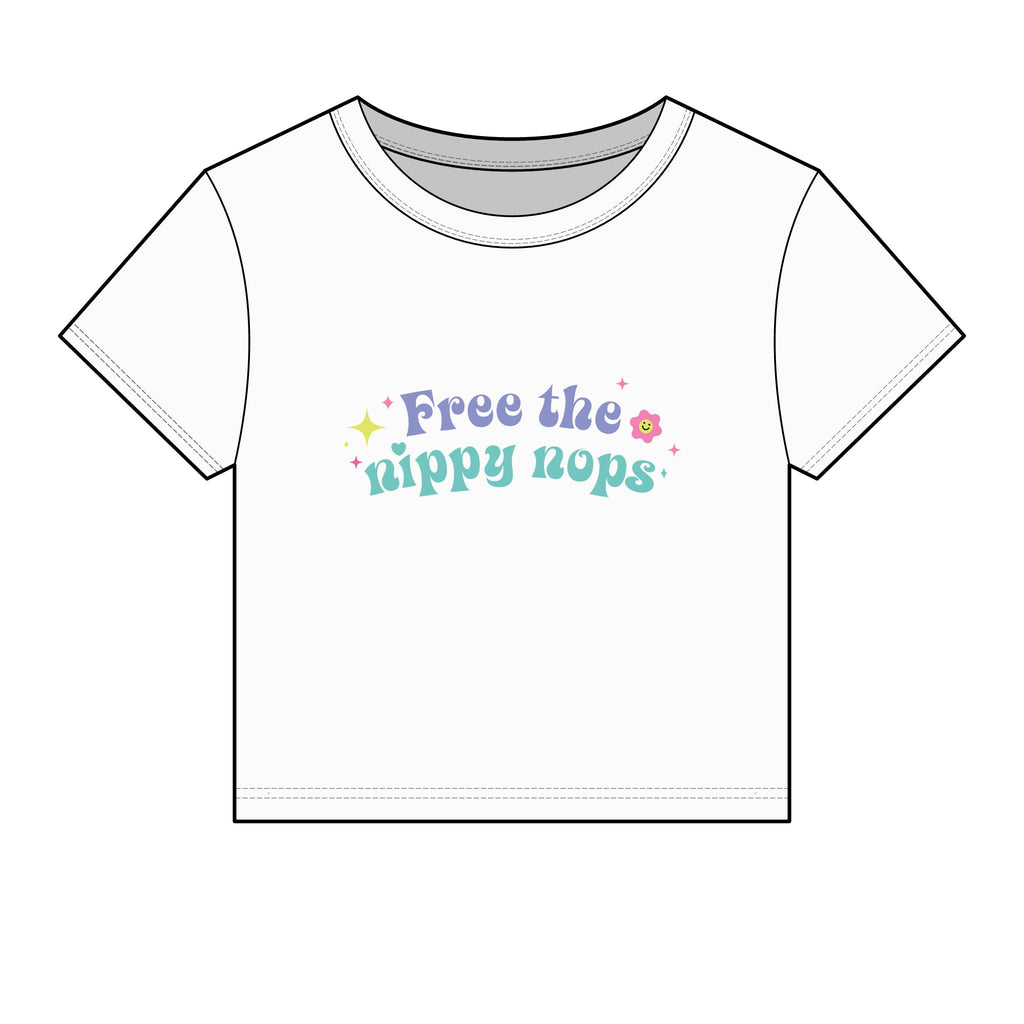 Free the Nippy Nops Baby Tee