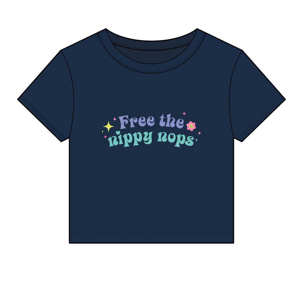 Free the Nippy Nops Baby Tee