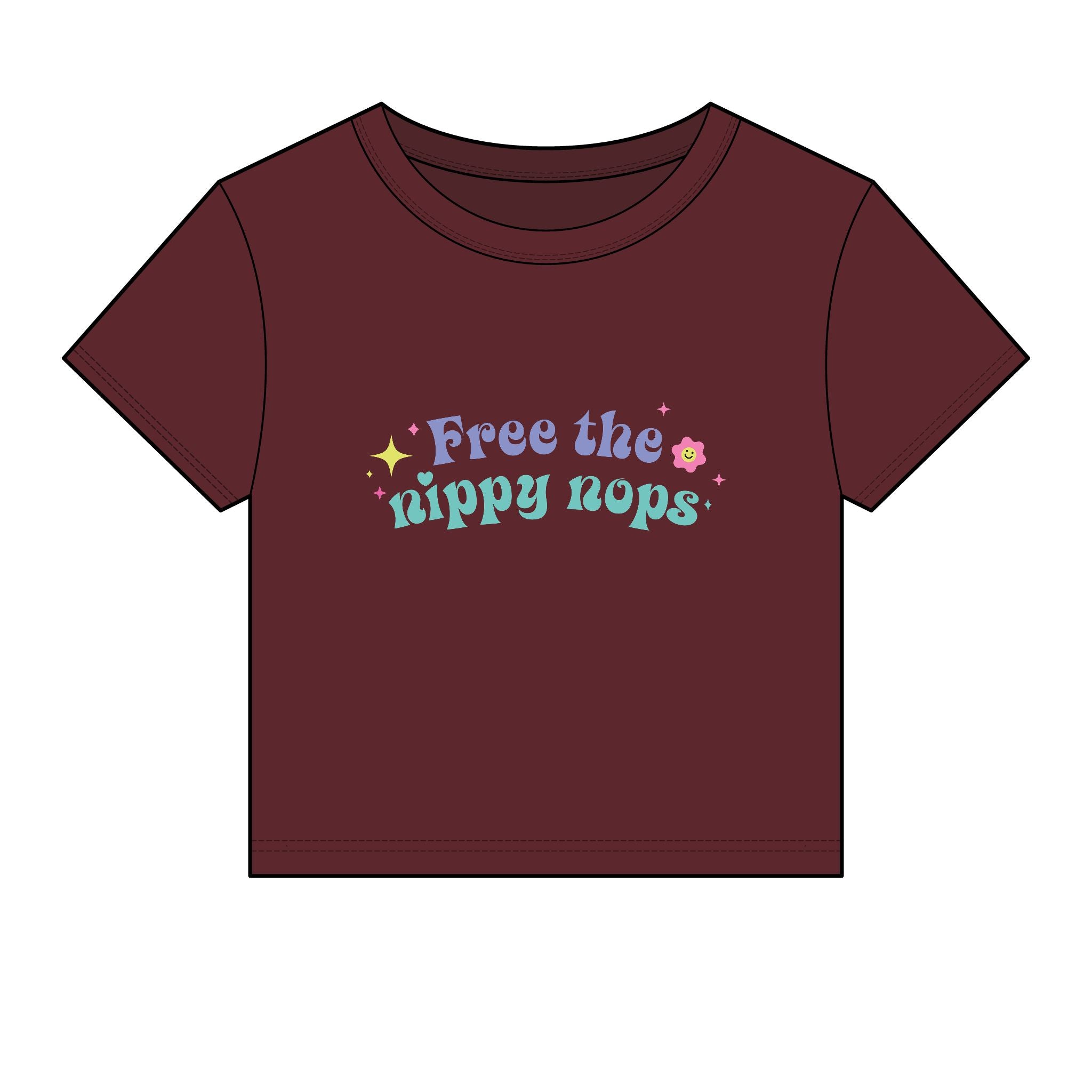 Free the Nippy Nops Baby Tee