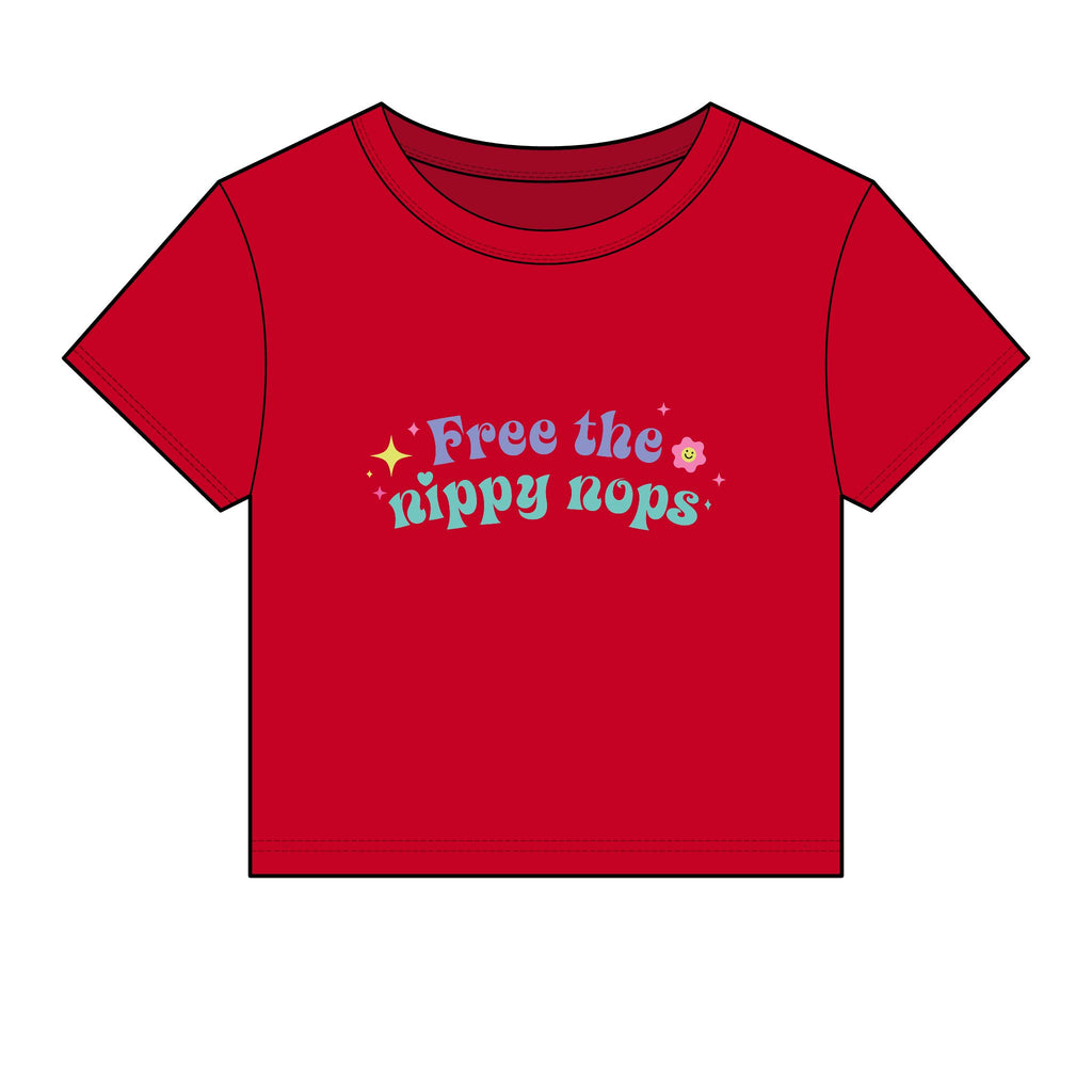 Free the Nippy Nops Baby Tee