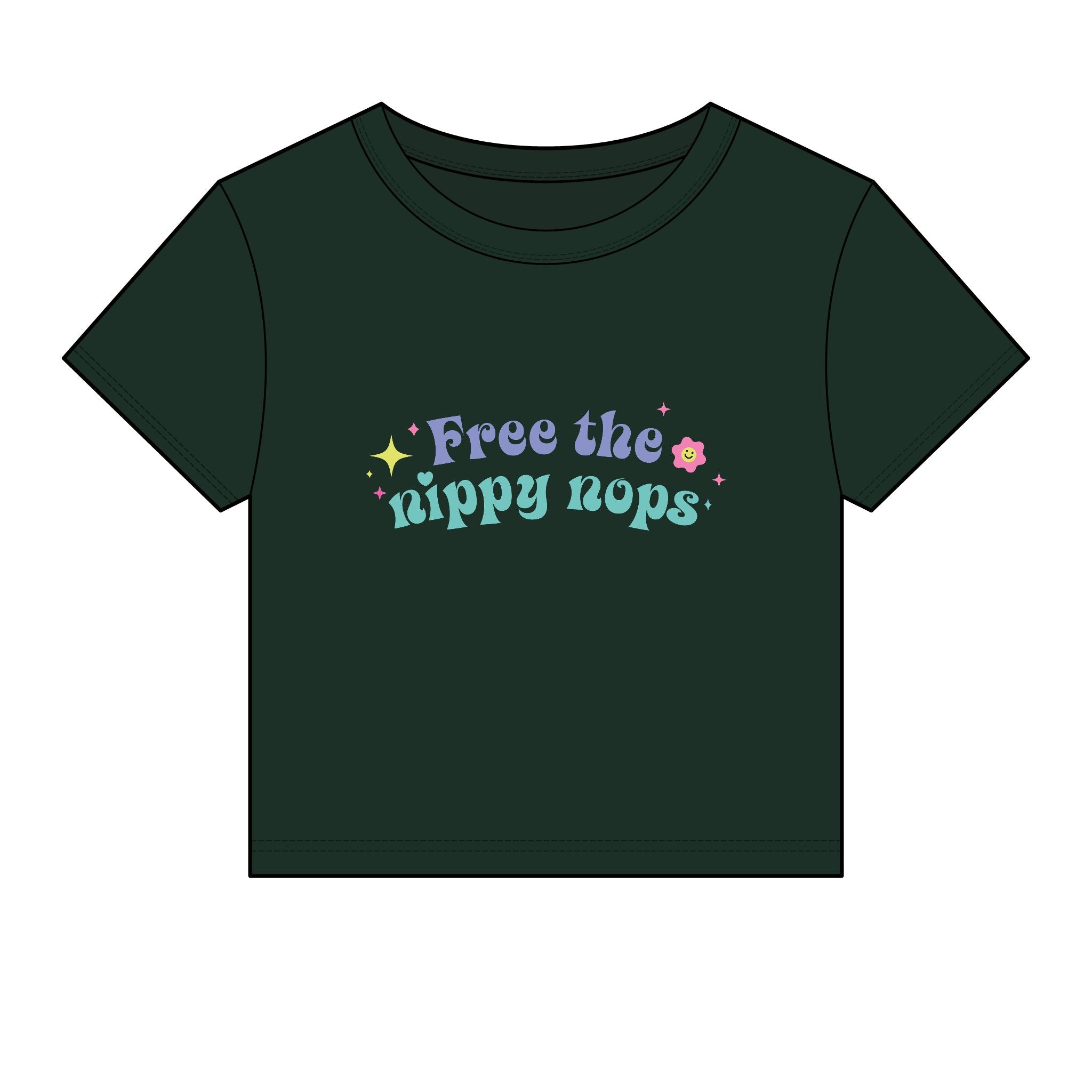 Free the Nippy Nops Baby Tee