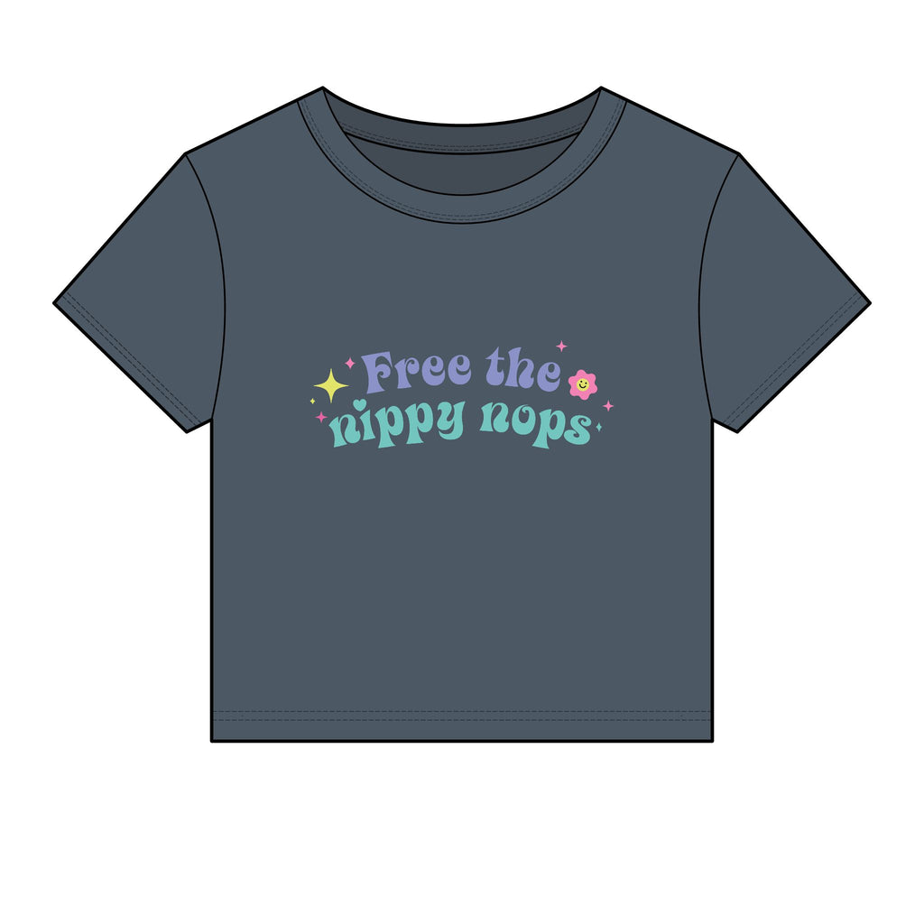Free the Nippy Nops Baby Tee