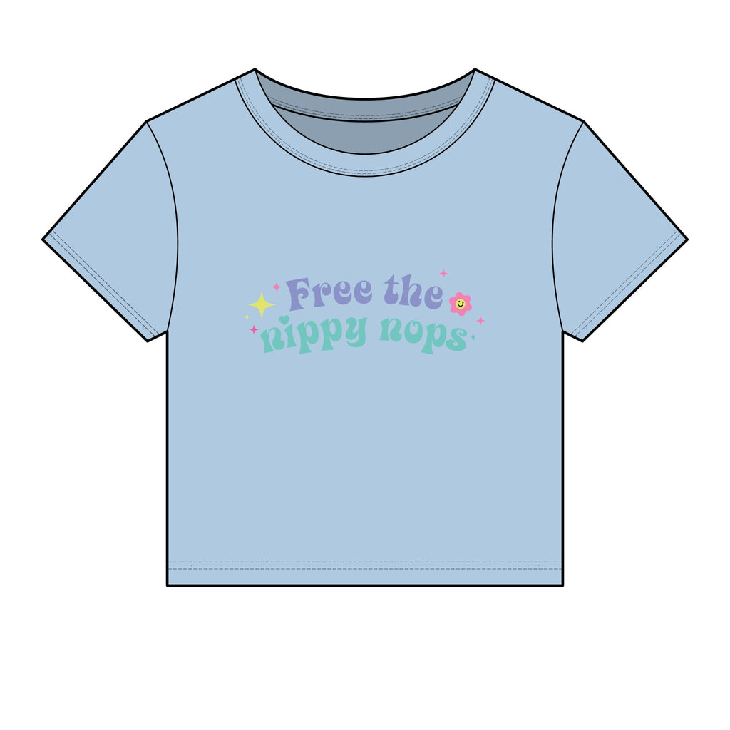 Free the Nippy Nops Baby Tee
