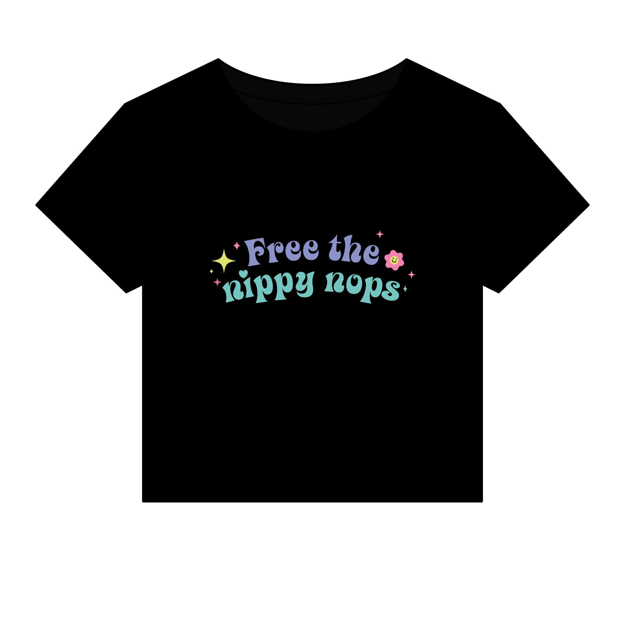 Free the Nippy Nops Baby Tee