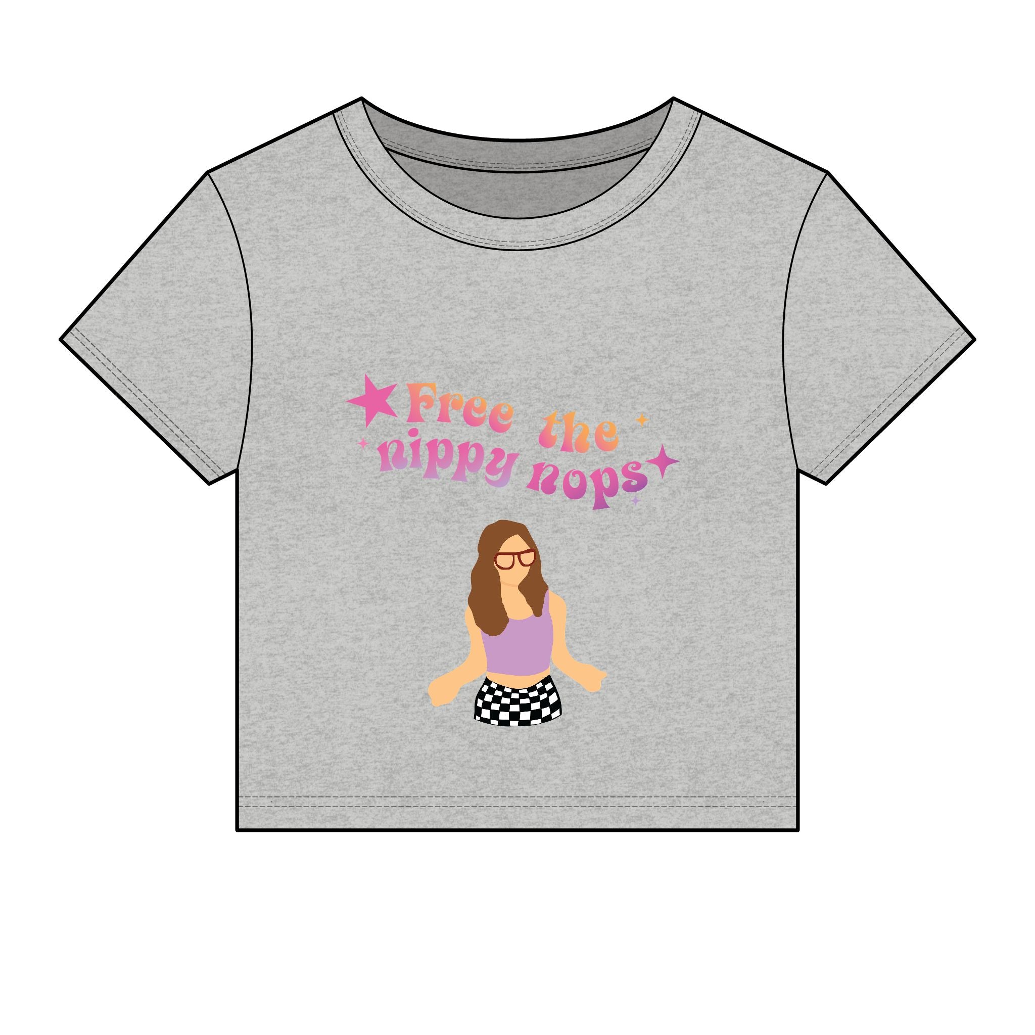 Free the Nippy Nops Baby Tee